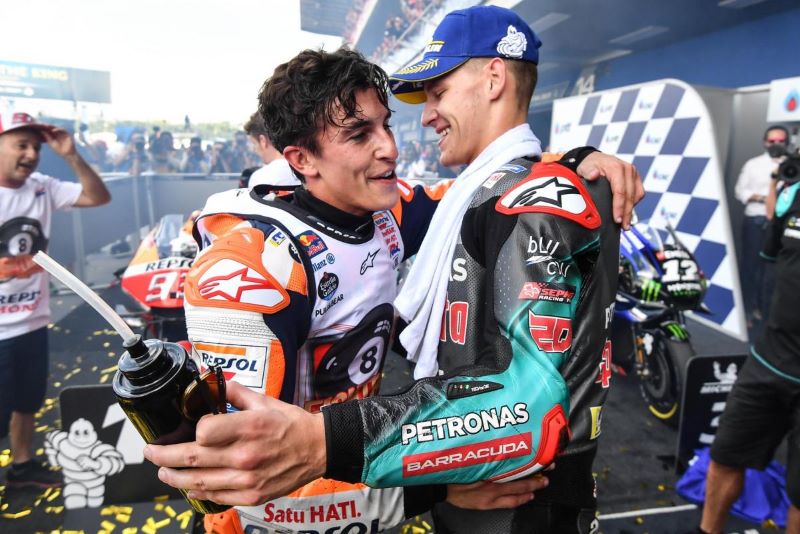 Dibandingkan dengan Fabio Quartararo yang Pilih Setia di Yamaha, Marc Marquez&nbsp;Geram