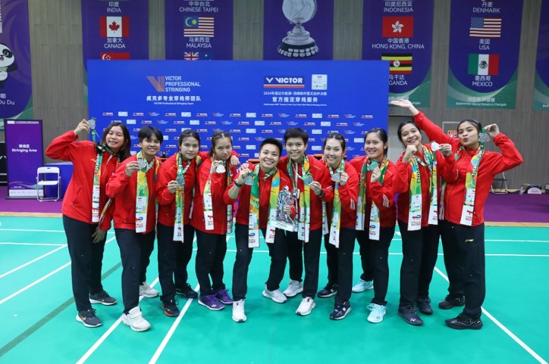 Momen Respek dan Bikin Adem Tim Bulu Tangkis China Berbagi Keakraban dengan Tim Indonesia di Piala Uber&nbsp;2024