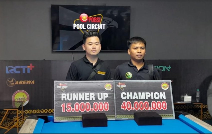 Juara I POBSI Pool Circuit 2024 Jambi, Irwanto Labewa Sempat quot;Jantunganquot;