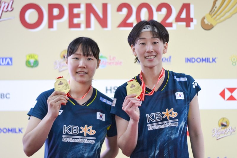 Pertahankan Titel di Indonesia Open 2024, Baek/Lee Termotivasi Dukungan Publik&nbsp;Istora