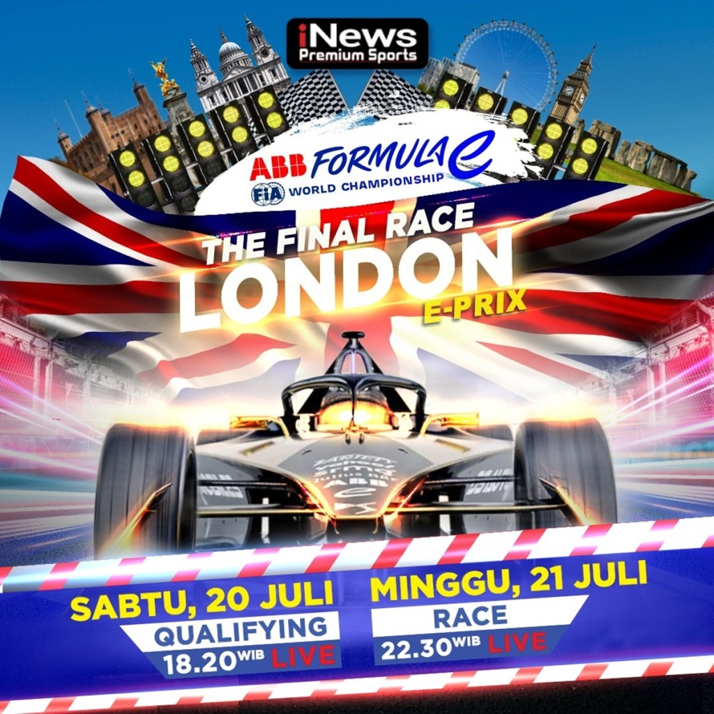 Antonio Felix Da Costa Siap Akhiri Musim dengan 4 Kemenangan Beruntun di Final Race London E-Prix, Saksikan Balapannya 20 amp; 21 Juli 2024, Live di&nbsp;iNews