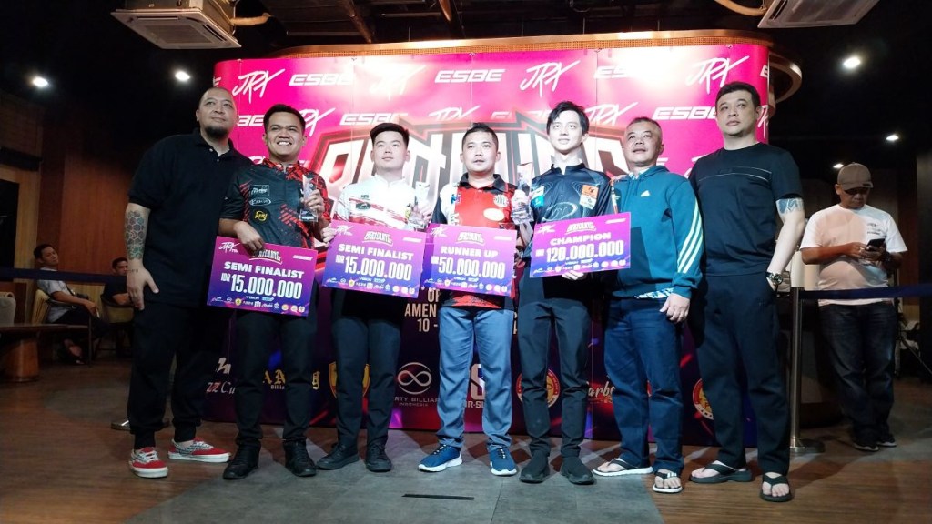 10-Ball Tournament Championship 2024 di Bandung Berakhir Sukses, PB POBSI&nbsp;Puas