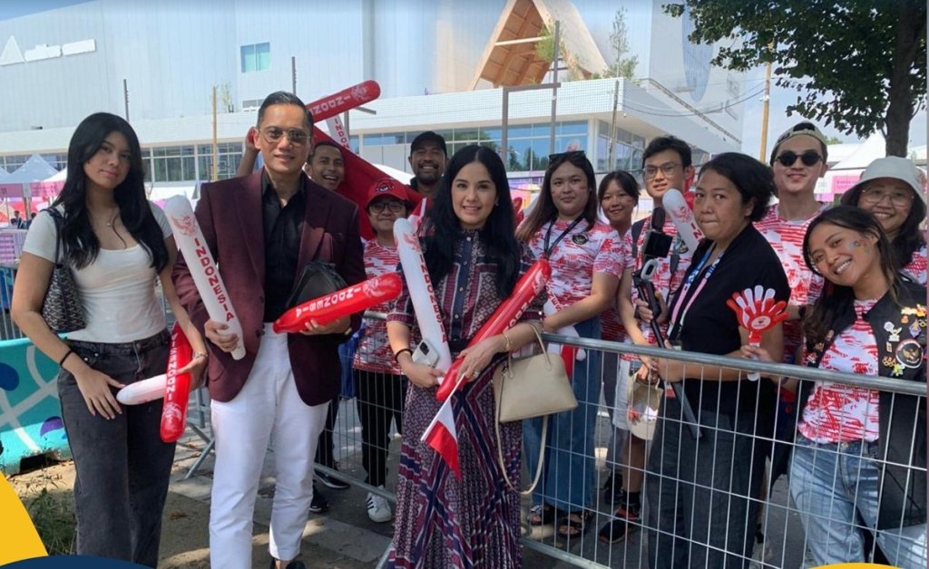 Agus Harimurti Yudhoyono Tonton Langsung Pertandingan Bulu Tangkis Olimpiade Paris 2024, Doakan Seluruh Atlet Ukir&nbsp;Prestasi