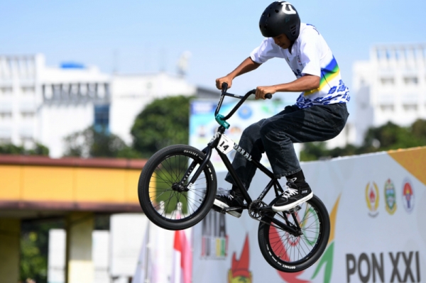 Atlet BMX Jawa Barat Ahmad Syahrul Raih Emas PON&nbsp;Aceh-Sumut